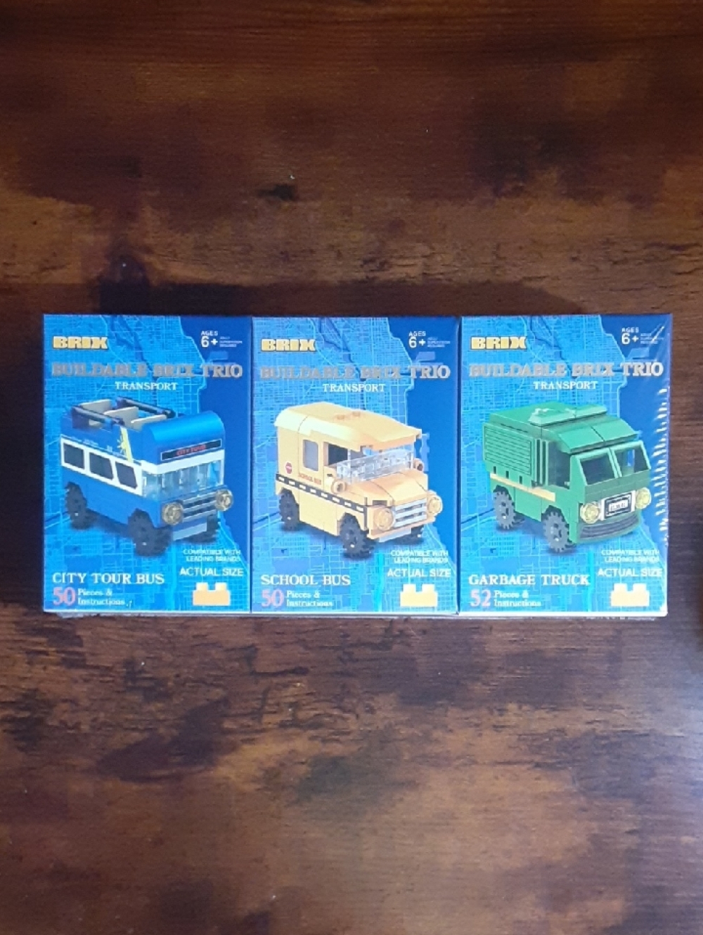 Buildable Brix Trio Transport